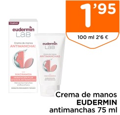 Crema de manos EUDERMIN antimanchas 75 ml