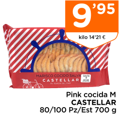 Gamba cocida pink M CASTELLAR 80/100 Pz/Est 700 g