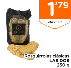 Rosquirrolas cl?sicas LAS DOS 250 g