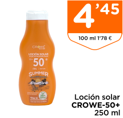 Loci?n solar CROWE-50+ 250 ml