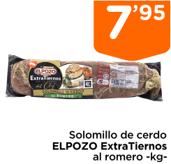 Solomillo de cerdo ELPOZO ExtraTiernos al romero -kg-