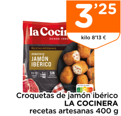 Croquetas de jam?n ib?rico LA COCINERA recetas artesanas 400 g