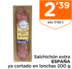 Salchich?n extra ESPA?A ya cortado en lonchas 200 g