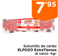 Solomillo de cerdo ELPOZO ExtraTiernos al vac?o -kg-
