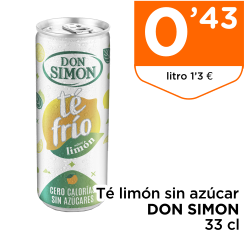 T? lim?n sin az?car DON SIMON 33 cl