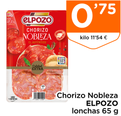 Chorizo Nobleza ELPOZO lonchas 65 g