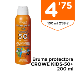 Bruma protectora CROWE KIDS-50+ 200 ml