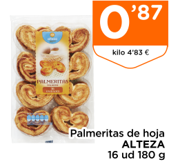 Palmeritas de hoja ALTEZA 16 ud 180 g