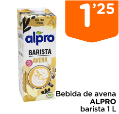 Bebida de avena ALPRO barista 1 L
