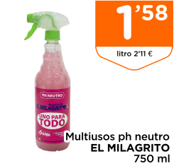 Multiusos ph neutro EL MILAGRITO 750 ml