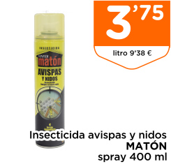 Insecticida avispas y nidos MAT?N spray 400 ml