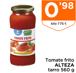 Tomate frito ALTEZA tarro 560 g