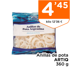 Anillas de pota ARTIQ 360 g