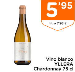 Vino blanco YLLERA Chardonnay 75 cl