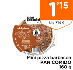 Mini pizza barbacoa PAN COMIDO 160 g
