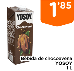 Bebida de chocoavena YOSOY 1 L