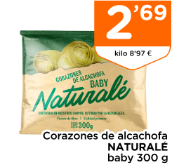 Corazones de alcachofa NATURAL? baby 300 g