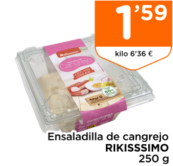 Ensaladilla de cangrejo RIKISSSIMO 250 g