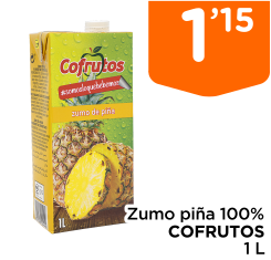 Zumo pi?a 100% COFRUTOS 1 L
