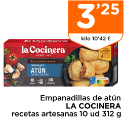 Empanadillas de at?n LA COCINERA recetas artesanas 10 ud 312 g
