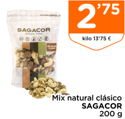 Mix natural cl?sico SAGACOR 200 g
