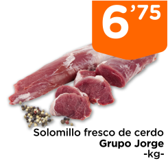 Solomillo fresco de cerdo Grupo Jorge -kg-