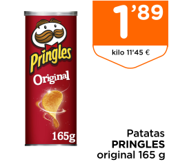 Patatas PRINGLES original 165 g