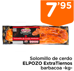 Solomillo de cerdo ELPOZO ExtraTiernos barbacoa -kg-