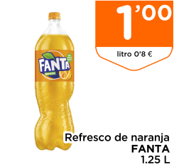 Refresco de naranja FANTA 1.25 L