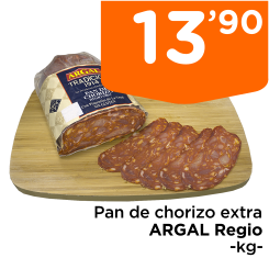 Pan de chorizo extra ARGAL Regio -kg-