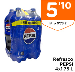 Refresco PEPSI 4x1.75 L