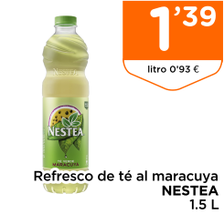 Refresco de t? al maracuya NESTEA 1.5 L