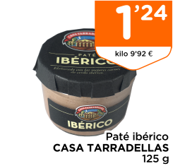Pat? ib?rico CASA TARRADELLAS 125 g