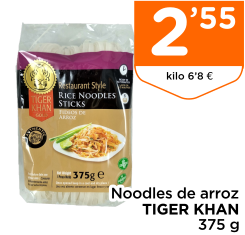 Noodles de arroz TIGER KHAN 375 g