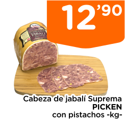 Cabeza de jabal? Suprema PICKEN con pistachos -kg-