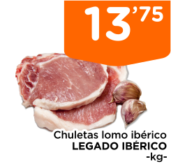 Chuletas lomo ib?rico LEGADO IB?RICO -kg-