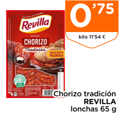 Chorizo tradici?n REVILLA lonchas 65 g