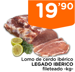 Lomo de cerdo ib?rico LEGADO IB?RICO fileteado -kg-