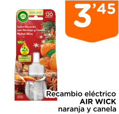 Recambio el?ctrico AIR WICK naranja y canela