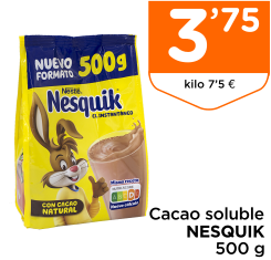 Cacao soluble NESQUIK 500 g