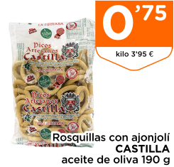 Rosquillas con ajonjol? CASTILLA aceite de oliva 190 g