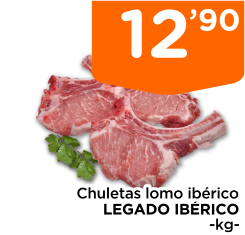Chuletas lomo ib?rico LEGADO IB?RICO -kg-