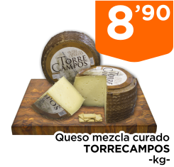 Queso mezcla curado TORRECAMPOS -kg-