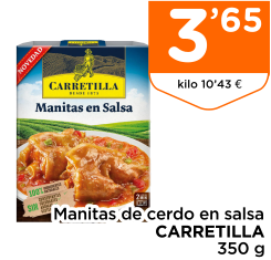 Manitas de cerdo en salsa CARRETILLA 350 g