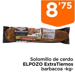 Solomillo de cerdo ELPOZO ExtraTiernos barbacoa -kg-