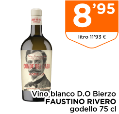 Vino blanco D.O Bierzo FAUSTINO RIVERO godello 75 cl