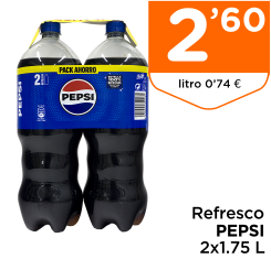 Refresco PEPSI 2x1.75 L
