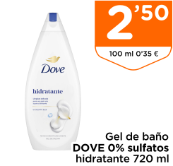 Gel de ba?o DOVE hidrataci?n 720 ml