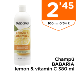 Champ? BABARIA lemon & vitamin C 380 ml
