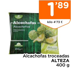 Alcachofas troceadas ALTEZA 400 g
